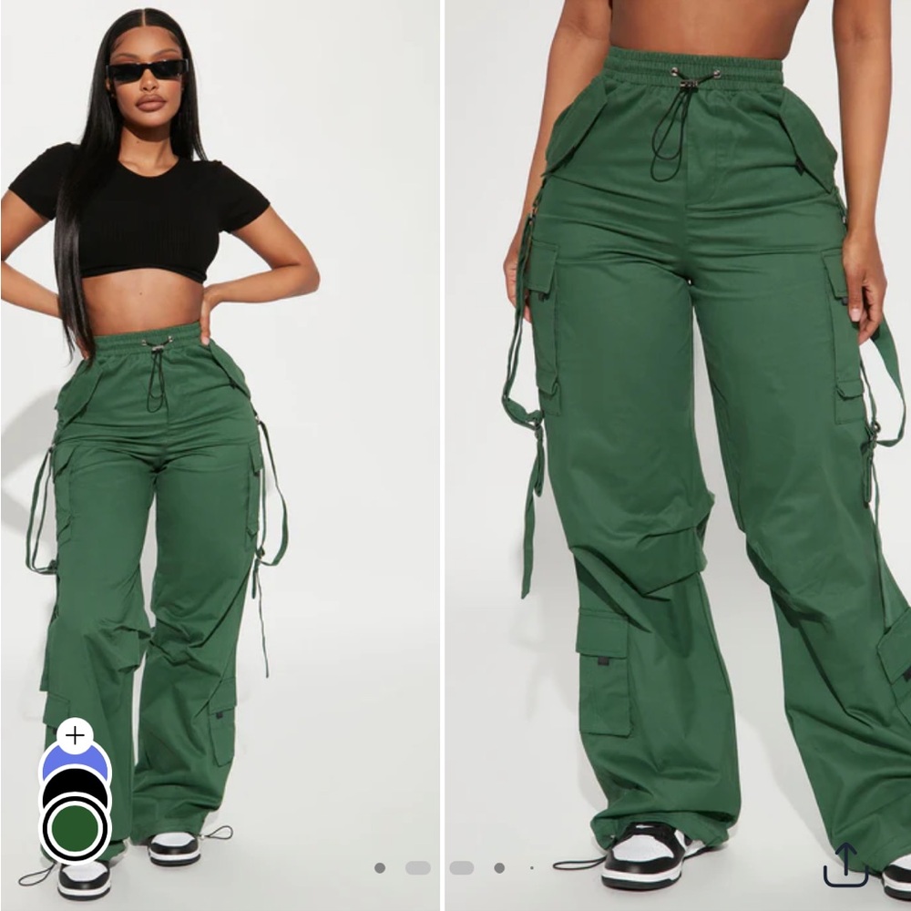 Green Cargo Pants